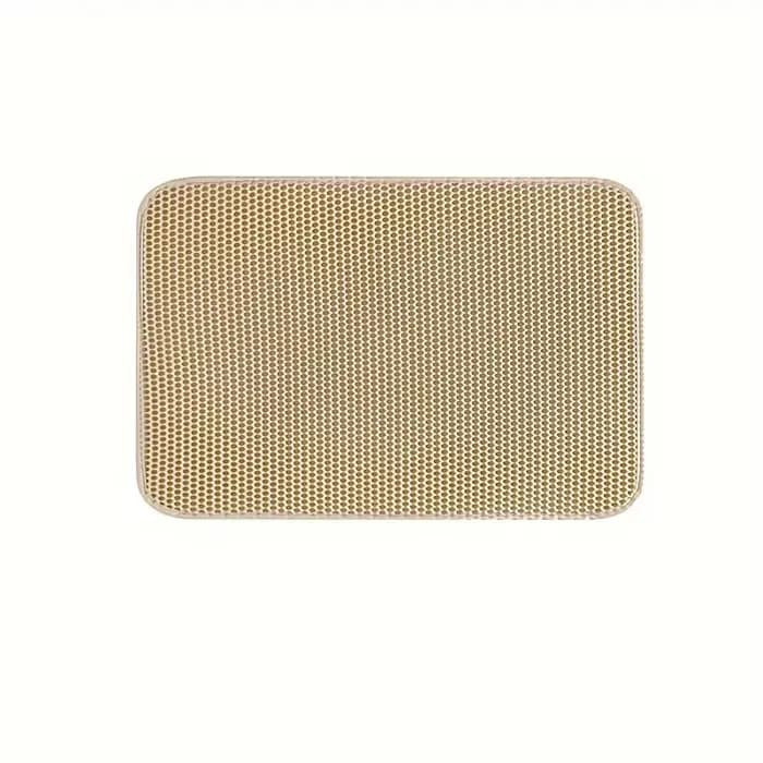 Tapis de litière pour chat de grande taille, conception avancée à Double couche en nid d'abeille, im