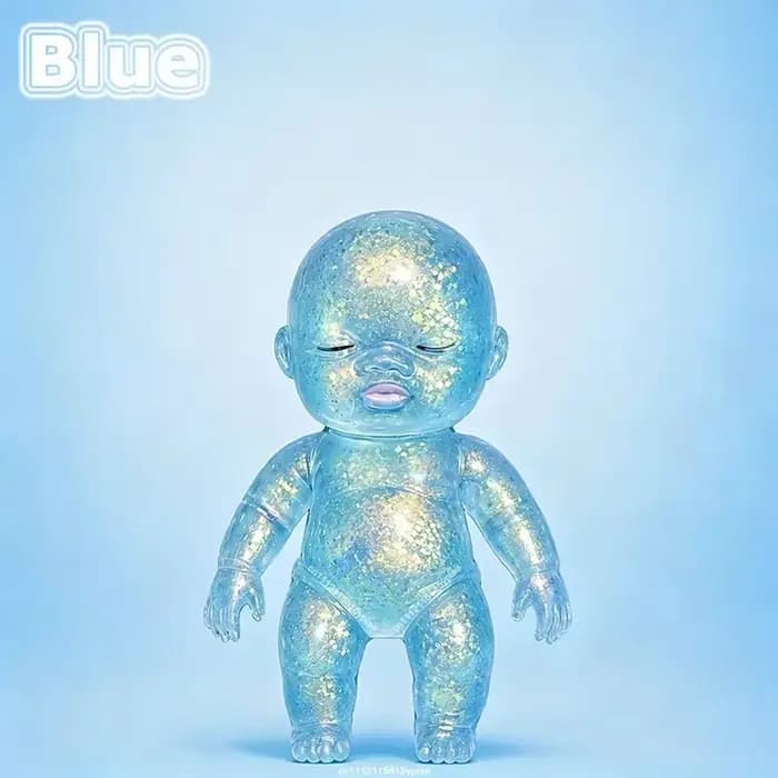 Nouveau jouet anti-stress à presser, mignon en forme de bébé, jouet de relaxation brillant, jouet ex