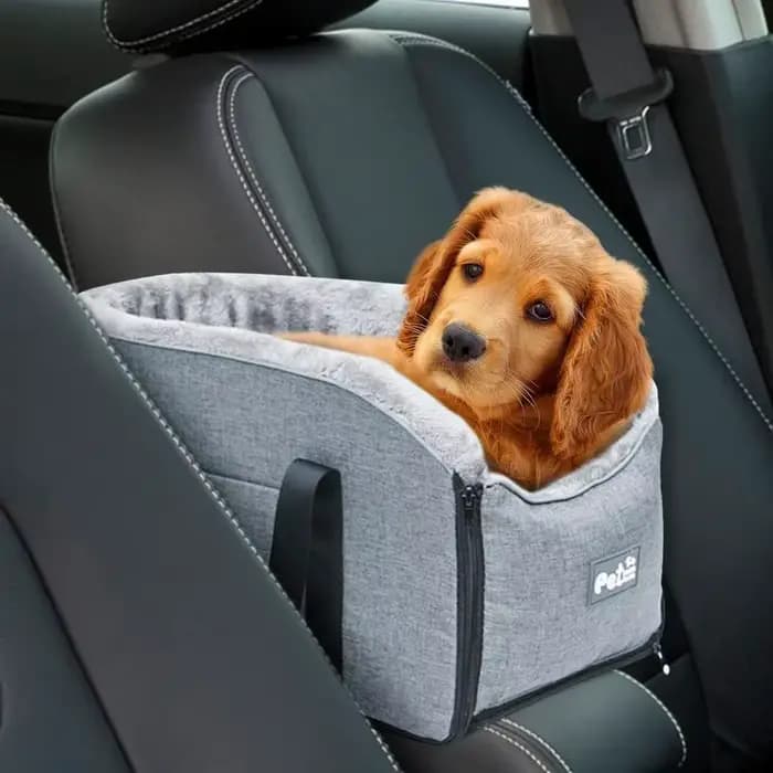 Siège de voiture portable pour animaux de compagnie, contrôle central, lit de chenil pour chien, acc
