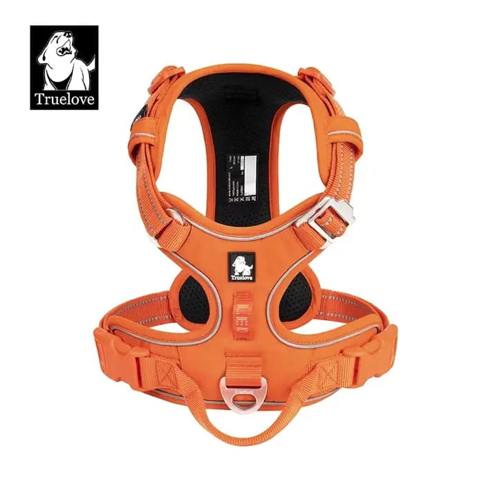 TRUE LOVE harnais pour animaux de compagnie sans traction en Nylon réfléchissant harnais pour chien
