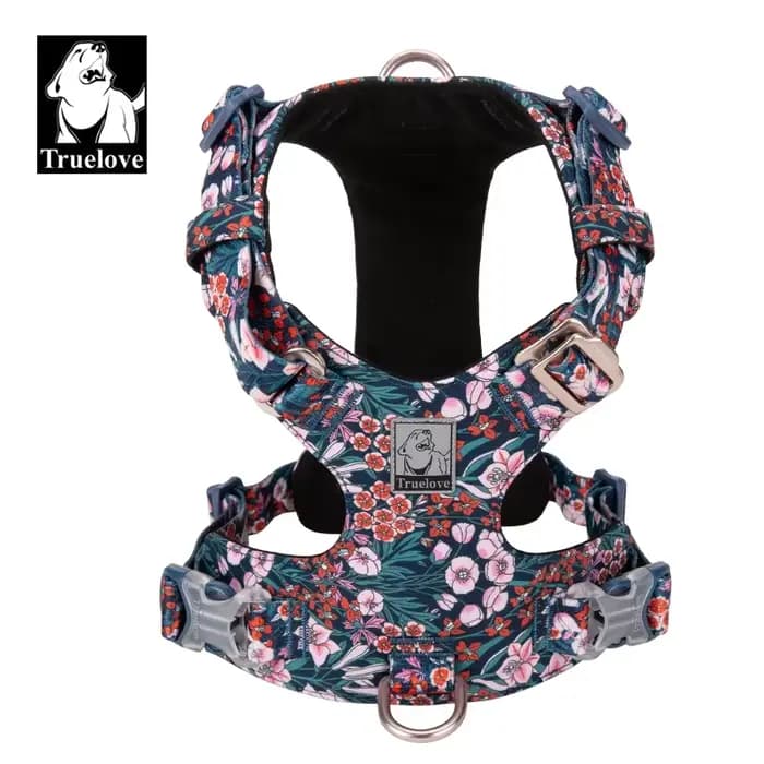 Truelove harnais pour chien nouveau harnais de conception de mode pour petit grand chien coton Flora
