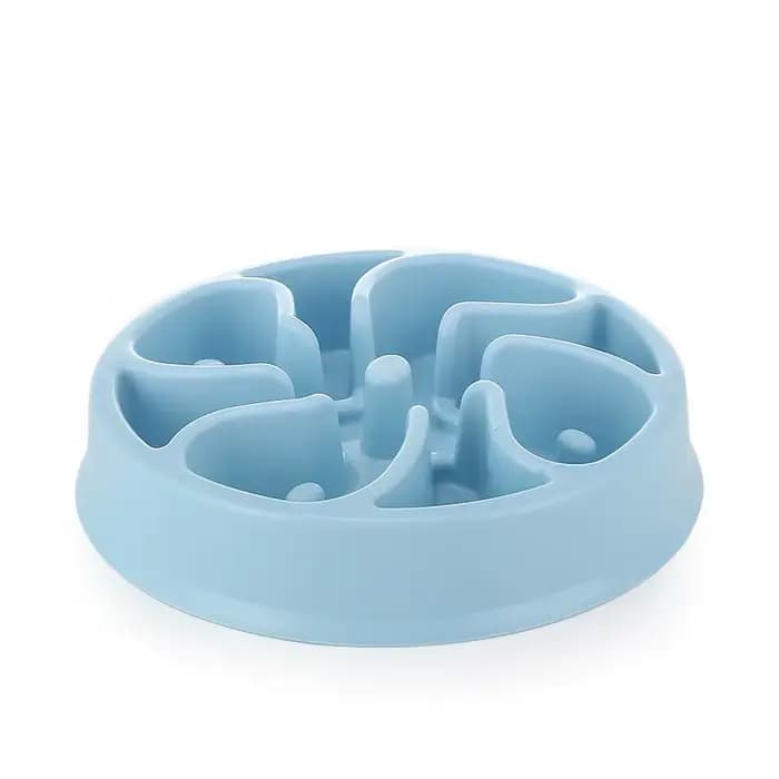 Gamelle anti-étouffement à alimentation lente pour chien et chat, antidérapante et anti-renversement