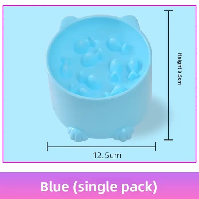 Bol de nourriture lente pour chat, petit chat et chien, bol Anti-étouffement, conception de Protecti