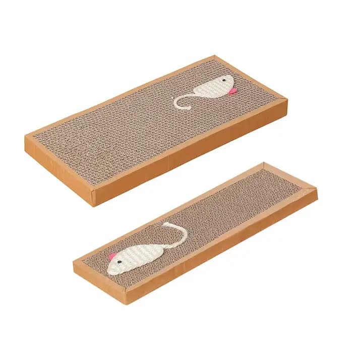 Planche à gratter pour chat de compagnie-grattoir pour tapis en carton, jouets à griffes de meulage,