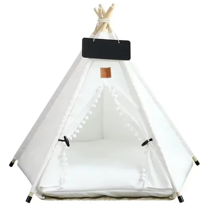 Tente tipi pour animaux de compagnie pour chats et chiens, Portable, amovible, lavable, maison pour