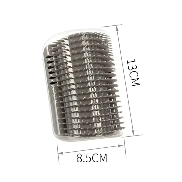 Peigne de Massage à gratter pour chat, brosse à gratter d'angle avec herbe à chat, peigne de démêlag
