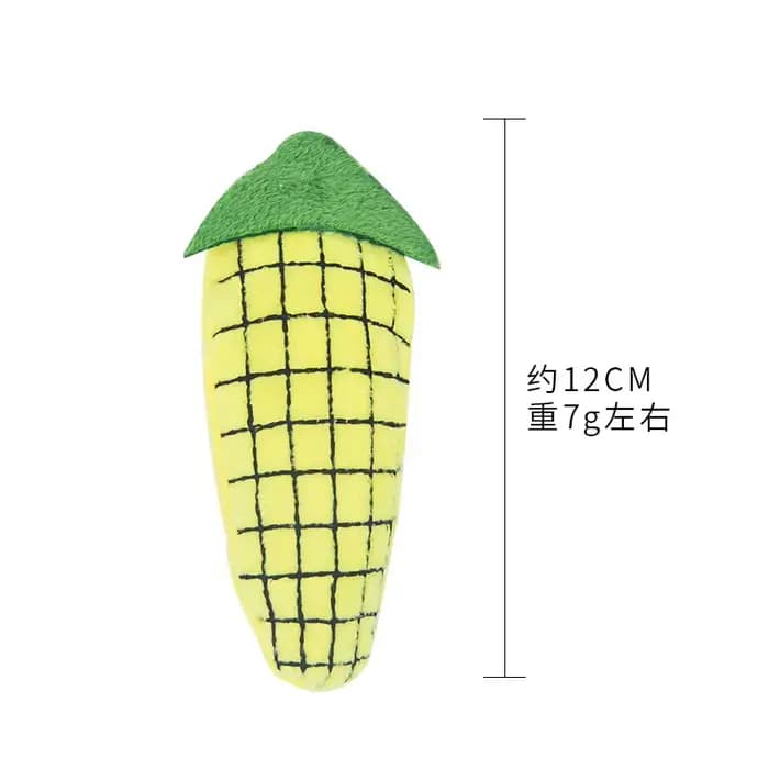 Jouet en papier pour animaux de compagnie, légumes, piment, maïs, carotte, aubergine, en forme de me