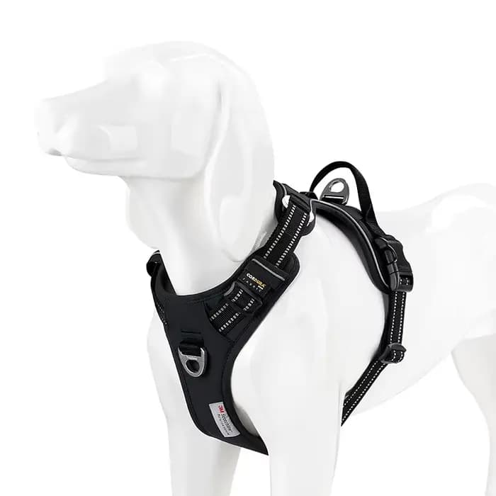 TRUE LOVE harnais pour animaux de compagnie sans traction en Nylon réfléchissant harnais pour chien