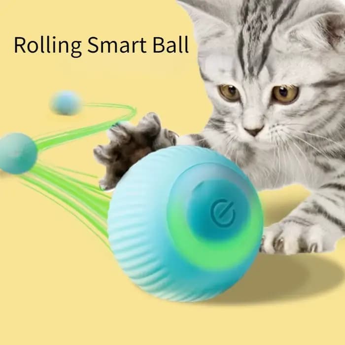 Jouets intelligents pour chats, boule roulante automatique, jouets électriques interactifs pour l'en