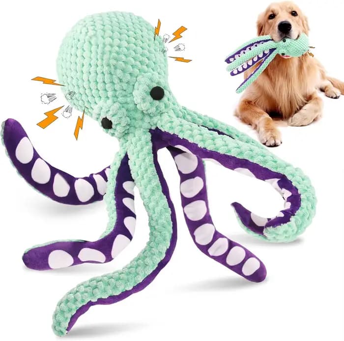 Grand jouet grinçant pour chien, jouets en peluche avec tissu doux pour petits, moyens et grands chi