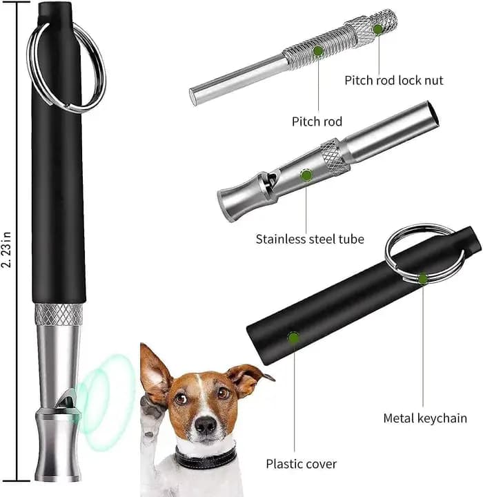 Sifflet ultrasonique pour chiens, pour arrêter d'aboyer, entraînement, accessoires pour animaux de c