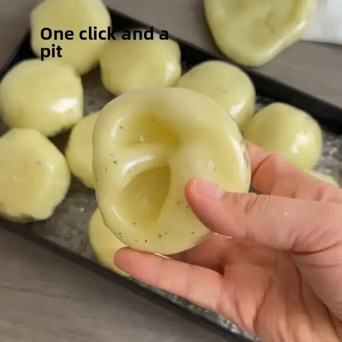 Jouet anti-stress souple et moelleux en forme de pomme de terre croustillante, fait main, à rebond l