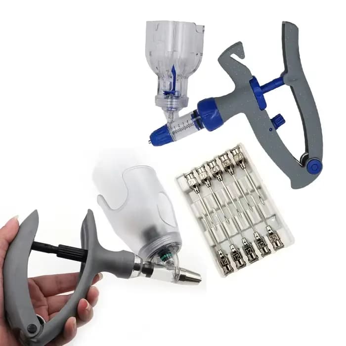 Seringue continue vétérinaire automatique, 1ml/2ml/5ml, Injection animale, vaccine réglable pour bét