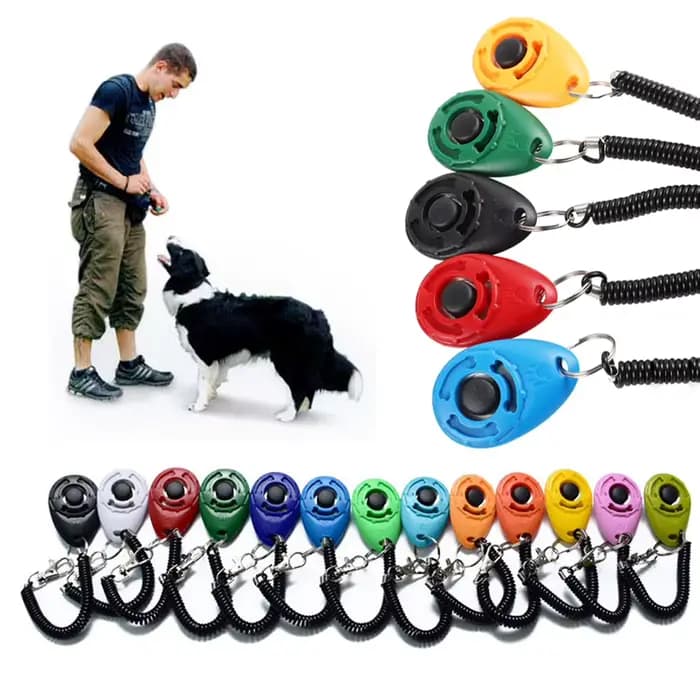 Clicker d'entraînement pour chiens et chats, en plastique, nouveaux chiens, outils d'aide à l'entraî