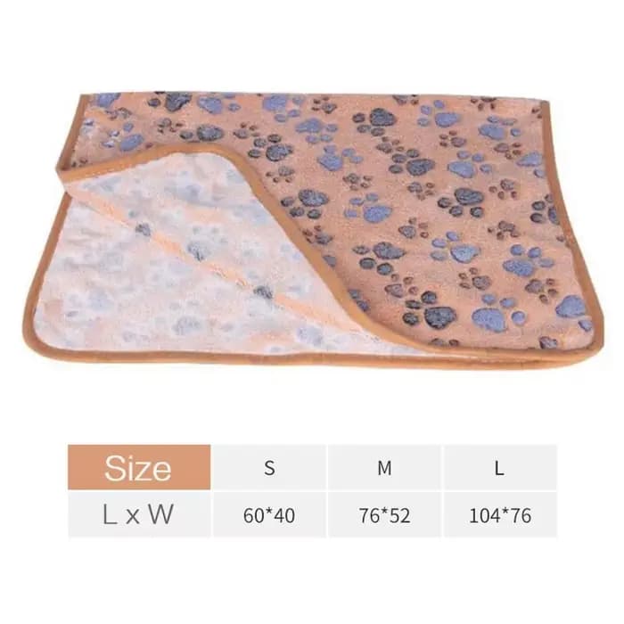 Couverture douce et moelleuse pour animaux de compagnie, tapis de dessin animé mignon, couverture ch
