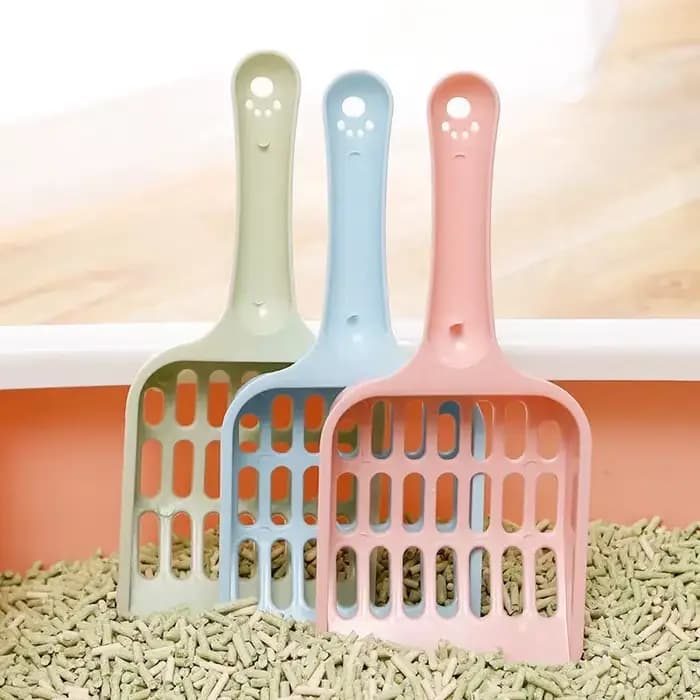 Pelle à litière pour chat, fournitures de toilettes pour chat, pelle à sable pour animaux de compagn