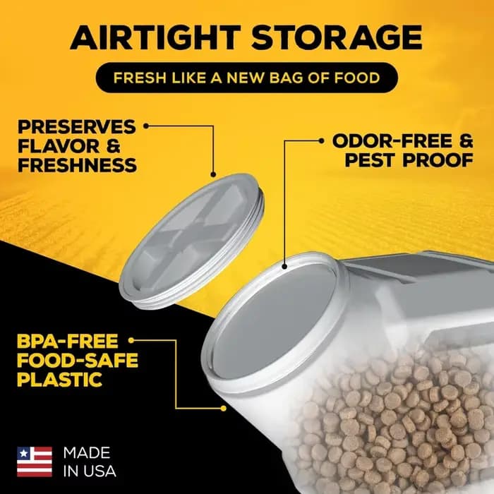Vittles Vault Conteneurs de conservation des aliments pour animaux de compagnie – Récipient de conse