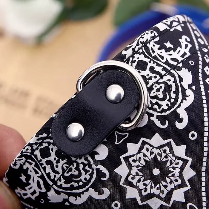 Collier Triangle pour chien et chat, écharpe pour petits et moyens chiens, imprimé ethnique, Bandana