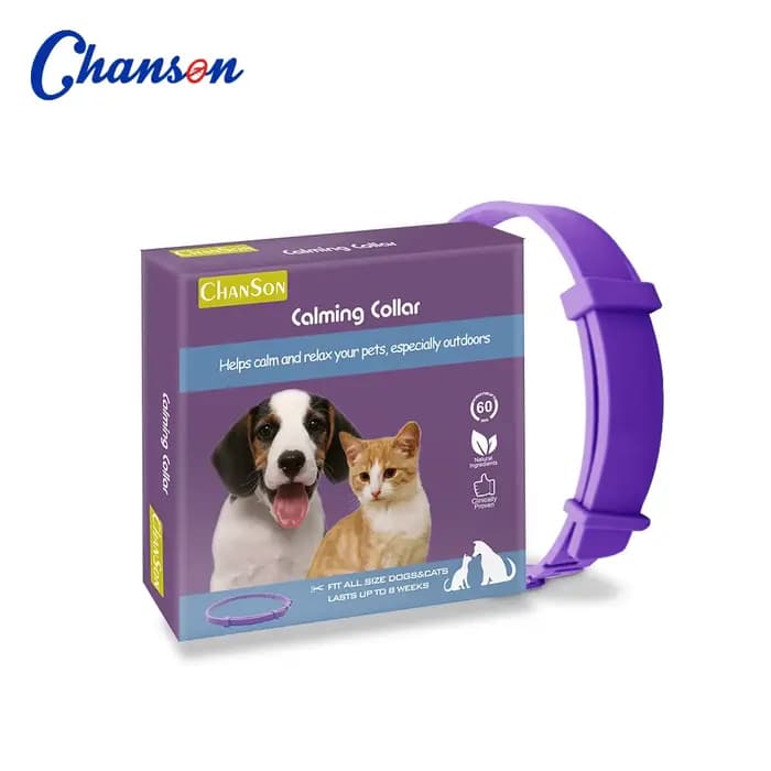 Collier apaisant pour animaux de compagnie, pour chats et chiens, réglable, réduisant l'anxiété, phé