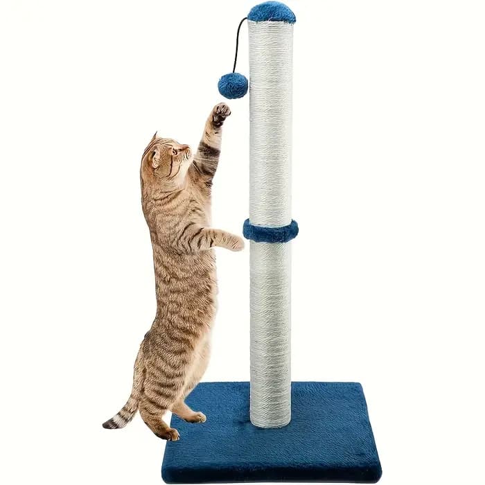 Matériau en Sisal Vertical à deux sections, cadre d'escalade sûr pour chat, arbre au Design moderne