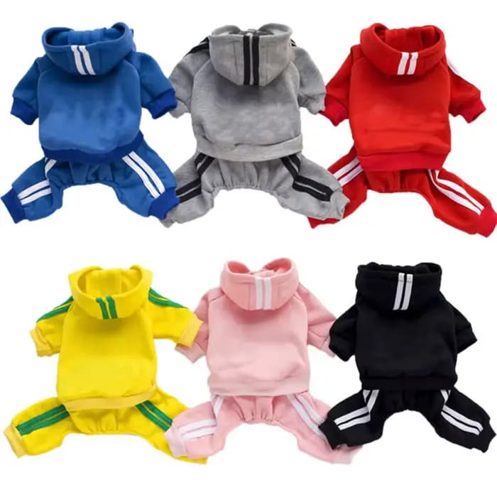 Adidog vêtements pour chiens salopette épaisse pour chiens, vêtements d'hiver pour petits chiens chi