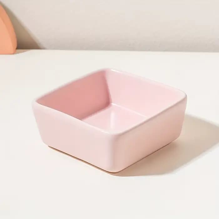 Bol en céramique pour animaux de compagnie, petit récipient pour nourriture et eau pour hamsters, so