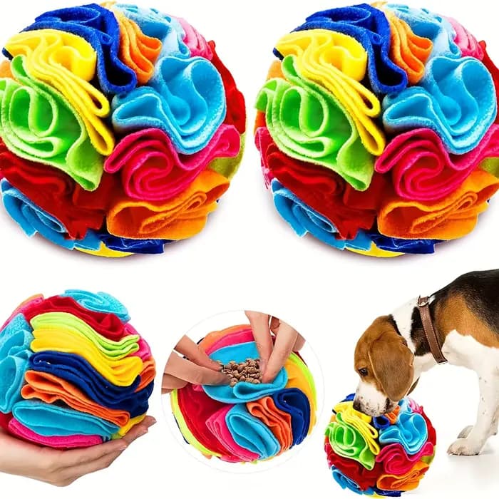Jouets interactifs pour chiens, boule à reniflage pour chiens, encourage les compétences de recherch