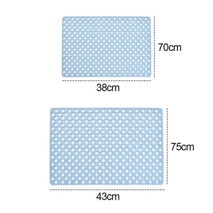 Polymères de bain coordonnants avec trous de drainage, facile à nettoyer, standardisation d'aspirati
