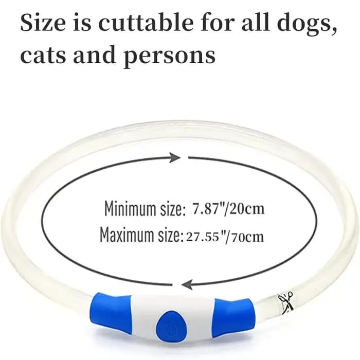 Collier de chien lumineux Led, collier de chargement USB, clignotant, bricolage, sécurité lumineuse,