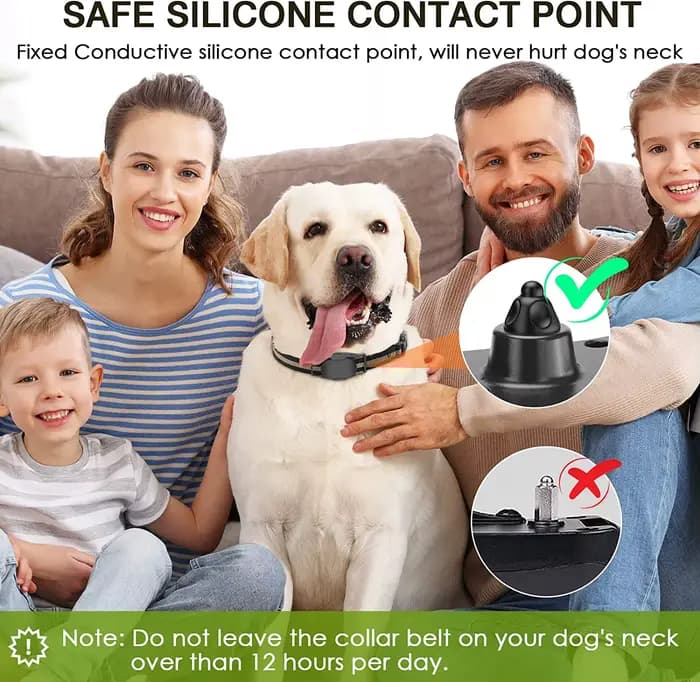 Collier de dressage électrique pour chien, télécommande, étanche, arrêt des aboiements pour chien de