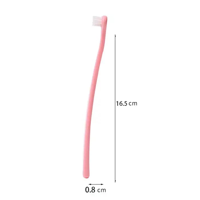 Brosse à dents à poils souples pour animaux de compagnie, 3 pièces, conçue pour un nettoyage facile
