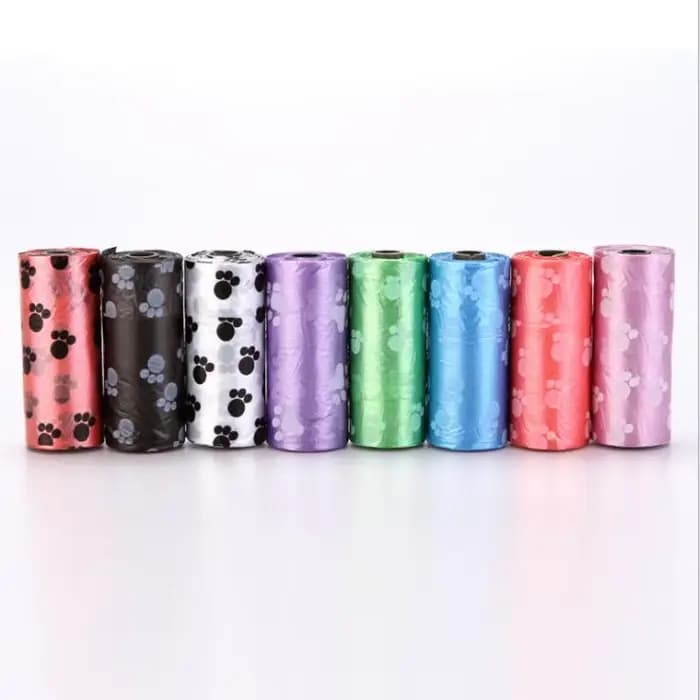 10 rouleaux 150 pièces sac de merde de chien approvisionnement pour animaux de compagnie sac à litiè