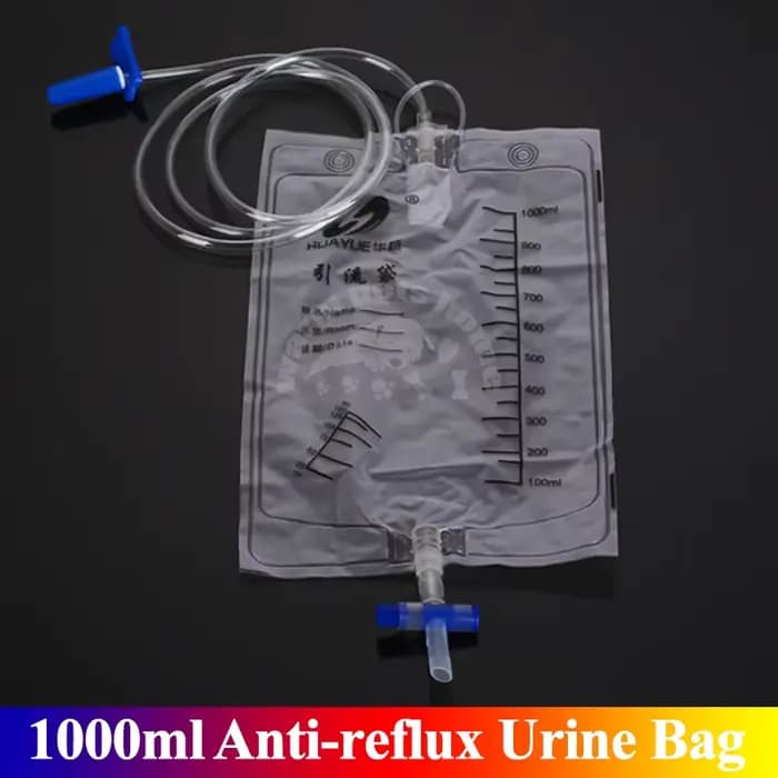Sac d'urine pour chien et chat, 1000ml, stérile, Anti-reflux, sacs d'urine pour animaux, produits de
