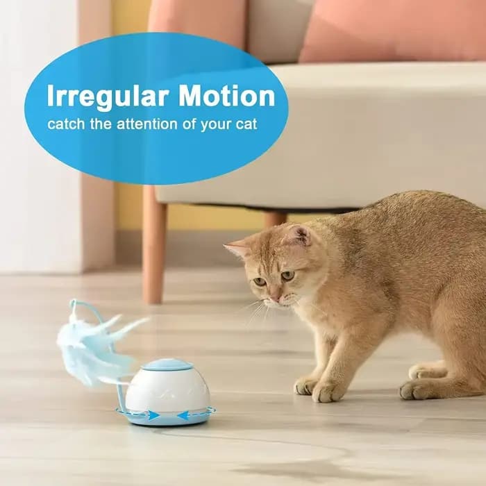Jouet électrique pour chat, chargement USB, Puzzle interactif rotatif à 360 degrés, articles intelli
