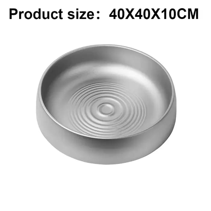 Lit de refroidissement en alliage d'aluminium pour animaux de compagnie, bol de couchage, panier éta