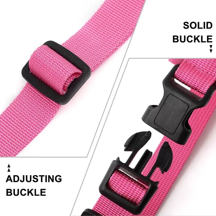 GlaSoft réglable en nylon rembourré pour animaux de compagnie, chien, chat, extérieur, sans côtes, b