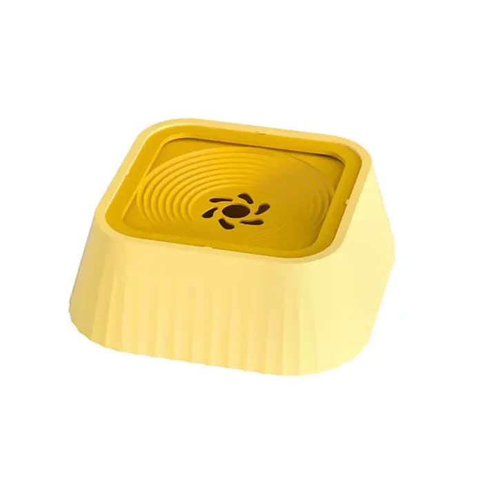 1 bol d'eau anti-déversement pour animaux de compagnie – Conçu pour les chats et les chiens avec bas