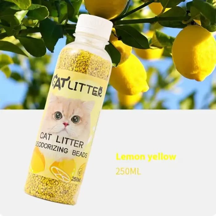 Granulés de toilette pour litière de chat, perles désodorisantes, fraîcheur longue durée, Purificati