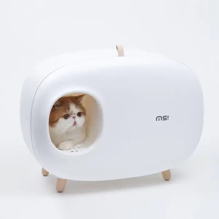 Bac à litière pour chat entièrement fermé, meubles, tiroir d'entraînement aux toilettes, grand plate