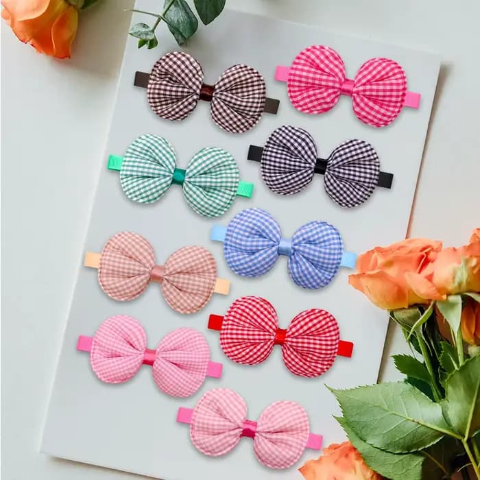 10 pièces nœud papillon chien fournitures pour animaux de compagnie mode chien collier arc petit chi