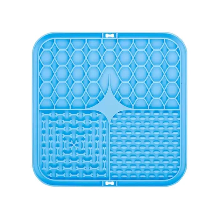 Tapis en Silicone pour animaux de compagnie, assiette de nourriture lente pour chiens, bain, distrac