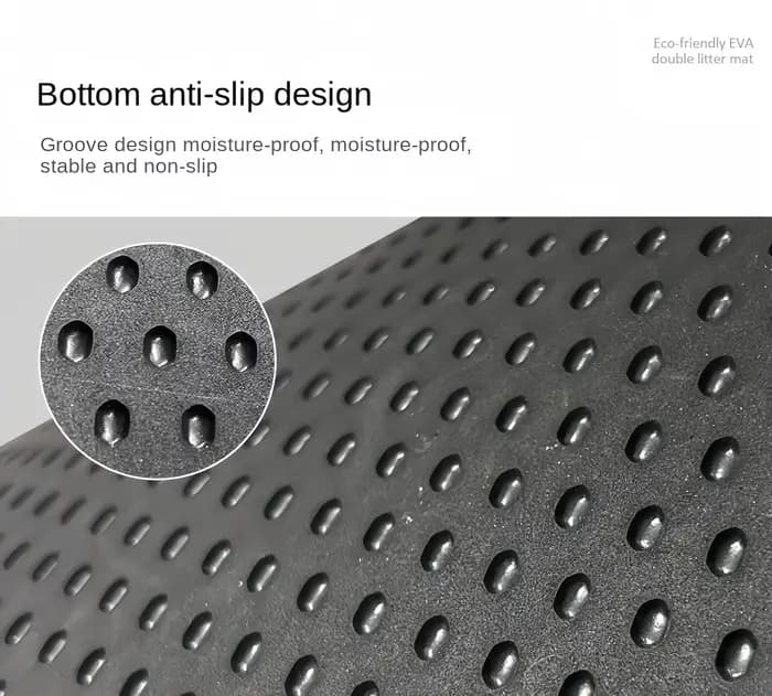 Polymère brûleur imperméable à double couche pour litière pour chat, grande taille, toilettes pour a