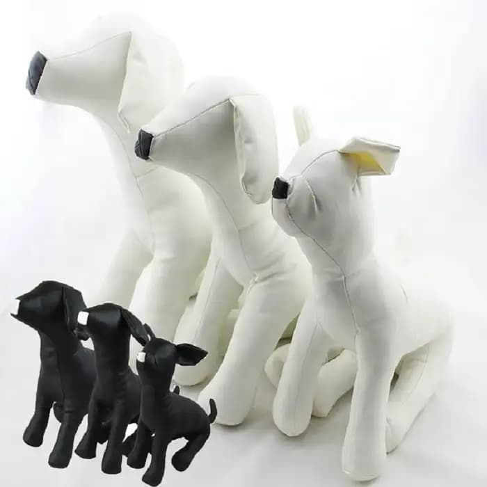 Modèle de torse en cuir PVC pour animaux de compagnie, mannequin pour chien, support de vêtements po