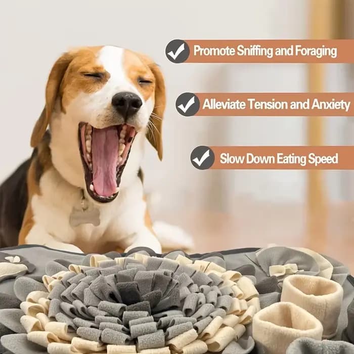 Tapis de reniflage pour animaux de compagnie pour chiens, tapis d'entraînement interactif et Durable