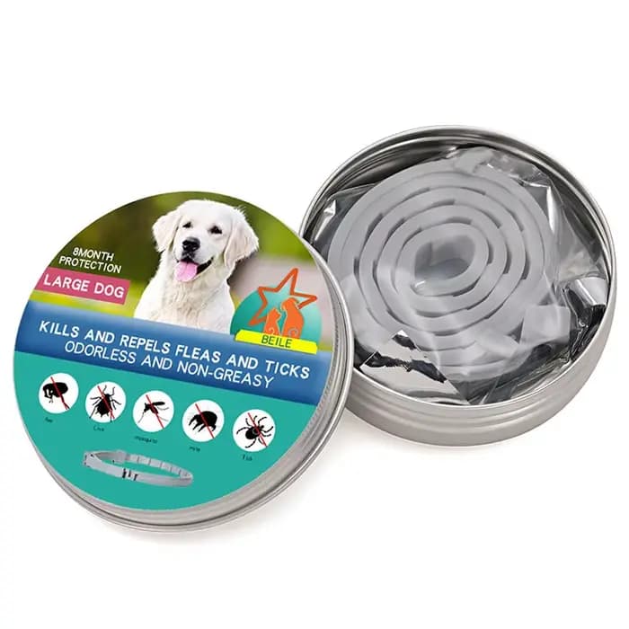 Collier Anti-puces et tiques pour chien et chat, Protection rétractable de 8 mois, pour chiot, chat,