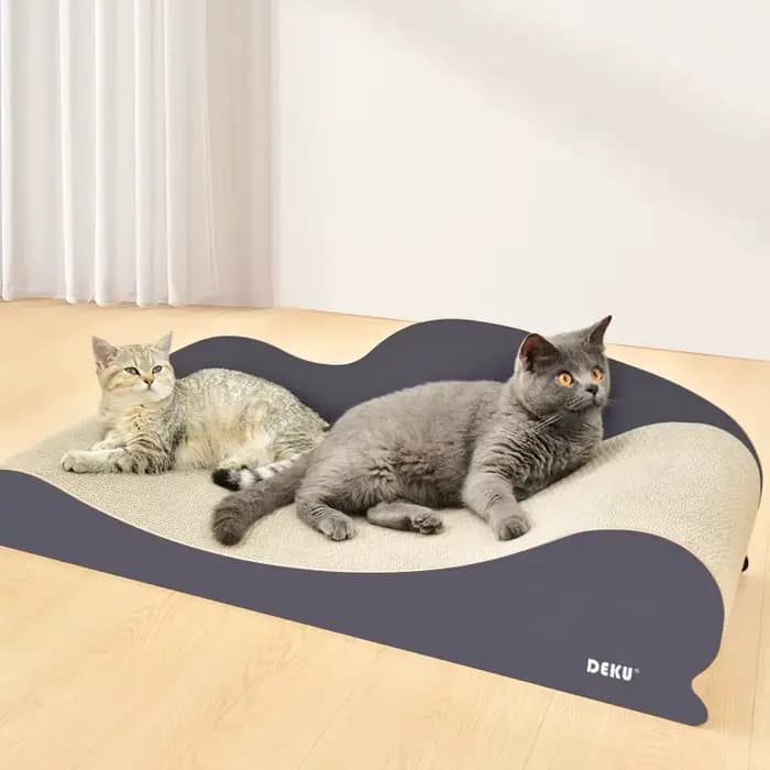 Meubles de canapé-lit pour chat de grande taille, salon à gratter en carton ultime, grattoir durable