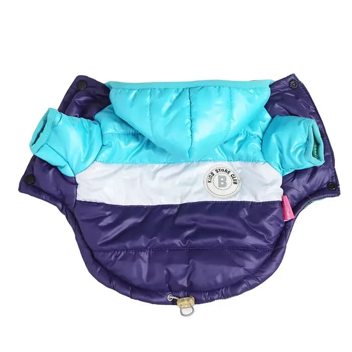 Vêtements d'hiver épais pour chiots, veste en coton brillante pour chien, manteau imperméable pour a