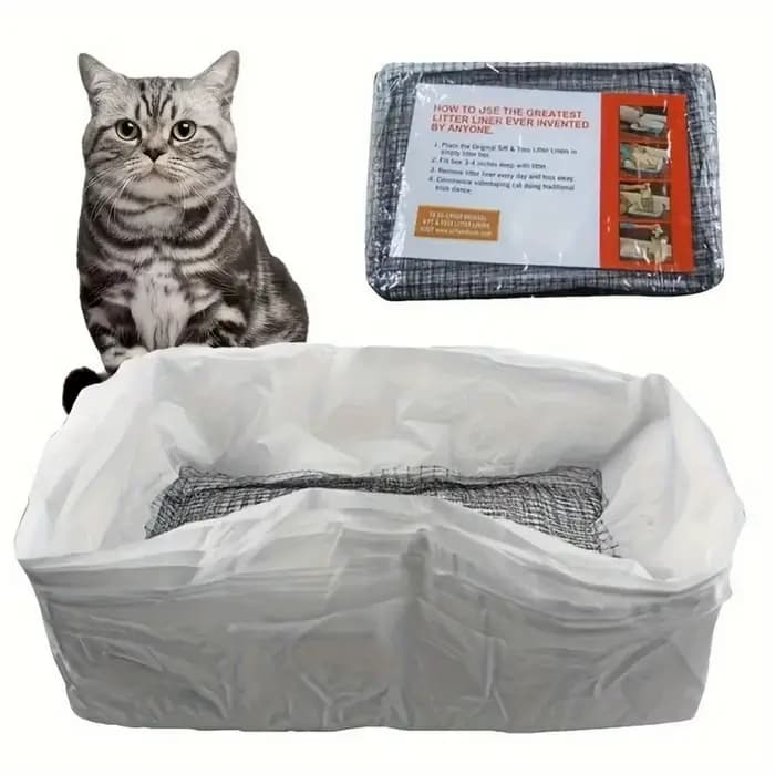 Filtres à litière lavables pour chat, 10 pièces, faciles à utiliser, recyclables, excellente finitio