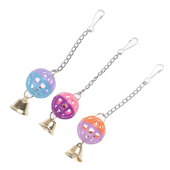 Jouets pour oiseaux de compagnie mignons, perruche d'escalade, morsure, mâcher avec frontal swing, c