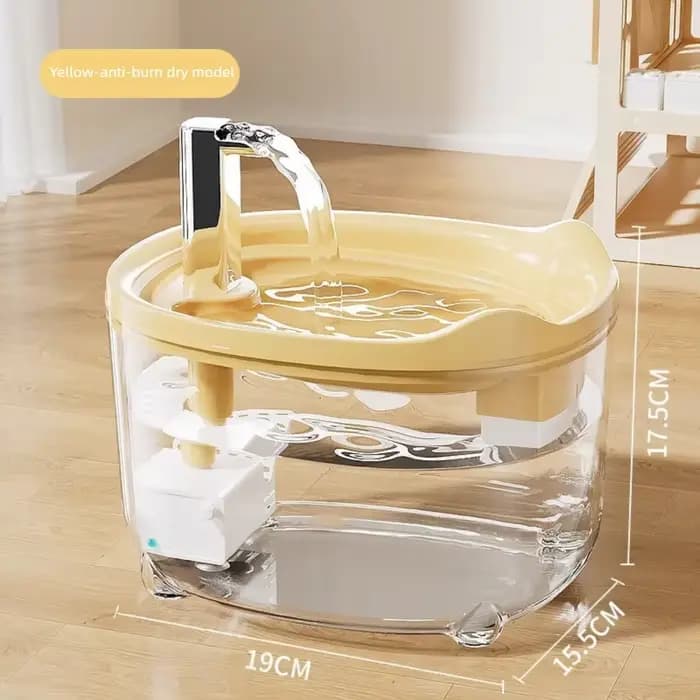 Fontaine d'eau automatique pour chat avec filtre | Distributeur d'eau à circulation silencieuse po